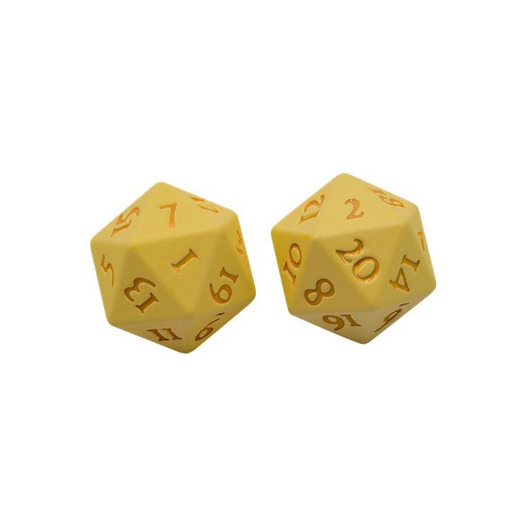 UP - Vivid Heavy Metal Dice: Yellow-15941