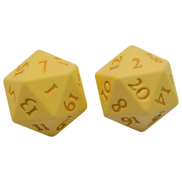 UP - Vivid Heavy Metal Dice: Yellow-15941