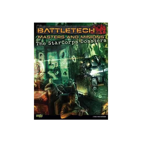 Battletech Masters & Minions Starcorps Dossiers - EN-CAT-35240