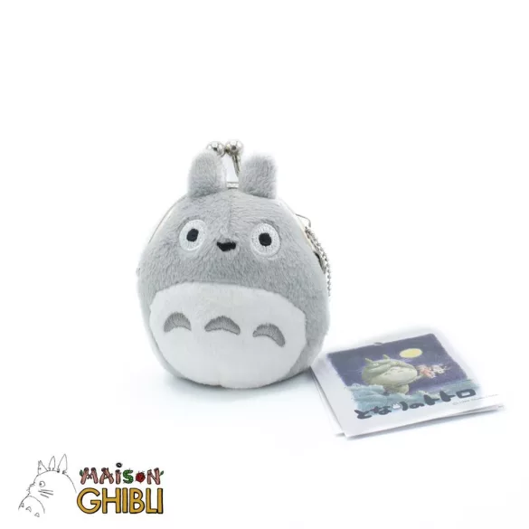 My Neighbor Totoro - Mini Coin Purse Totoro-grey Plush-S-3202