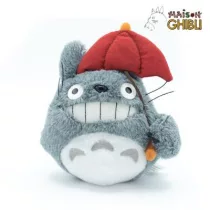 My Neighbor Totoro - Plush (15 cm) - Totoro with Red Umbrella-S-3526
