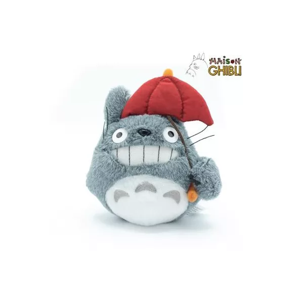 My Neighbor Totoro - Plush (15 cm) - Totoro with Red Umbrella-S-3526