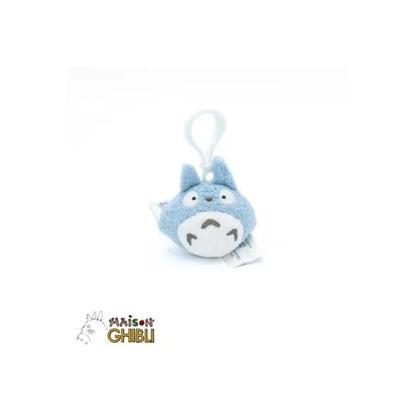 My Neighbor Totoro - Backpack Clip Plush (6 cm) - Blue Totoro-S-3529