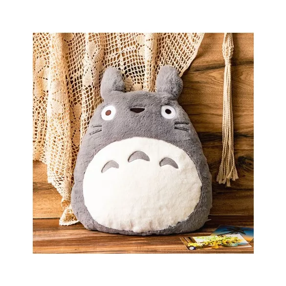 My Neighbor Totoro - Nakayoshi Cushion (45 cm) - Grey Totoro