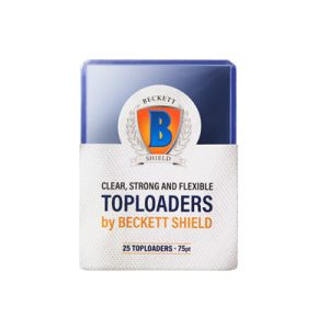 Beckett Shield Card Sleeves Toploader 75pt-AT-90153