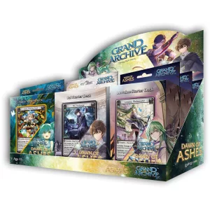 Grand Archive TCG: Dawn of Ashes Starter Deck Display (9 Decks) - EN-GA23S1-EN