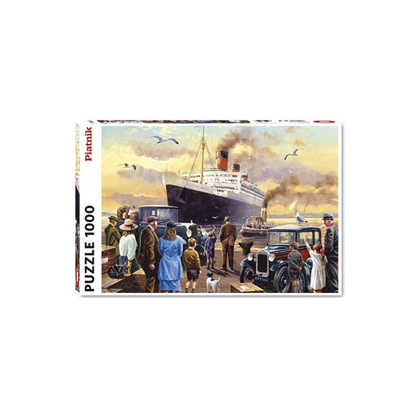 Puzzle: Walsh - R.M.S. Queen Mary (1000 Teile)-PIA5563