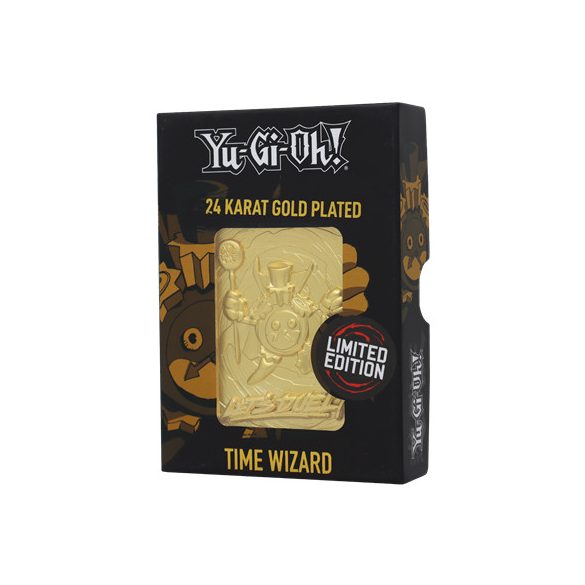 Yu-Gi-Oh! Limited Edition 24K Gold Plated Collectible Time Wizard-KON-YGO54G