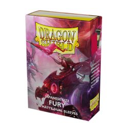 Dragon Shield Japanese size Dual Matte Sleeves - Fury 'Alaria, Commonwealth Champion' (60 Sleeves)-AT-15155