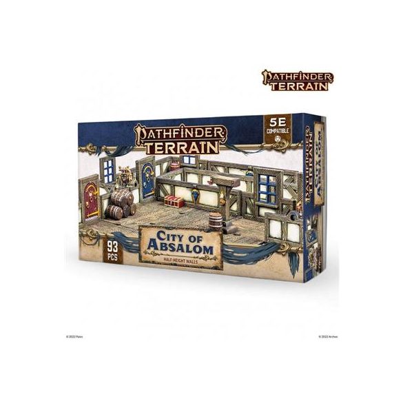 Pathfinder Terrain: City of Absalom Half-Height Walls - EN-DNL0034
