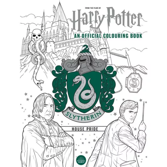 Harry Potter: Slytherin House Pride hivatalos színezőkönyv - angol kiadás