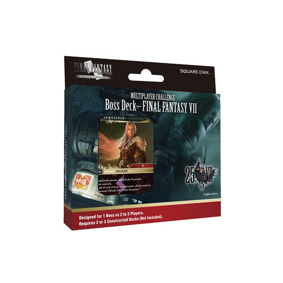 Final Fantasy TCG - Multiplayer Challenge Boss Deck Display (6 Deck) - Final Fantasy VII - DE-XTCSDZZZ38