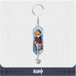 Genshin Impact - Character Drawing Card Metal Keychain: Tartaglia aka Childe-SAK32537