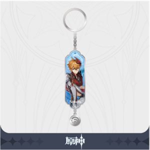 Genshin Impact - Character Drawing Card Metal Keychain: Tartaglia aka Childe-SAK32537