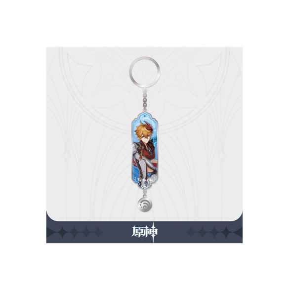 Genshin Impact - Character Drawing Card Metal Keychain: Tartaglia aka Childe-SAK32537