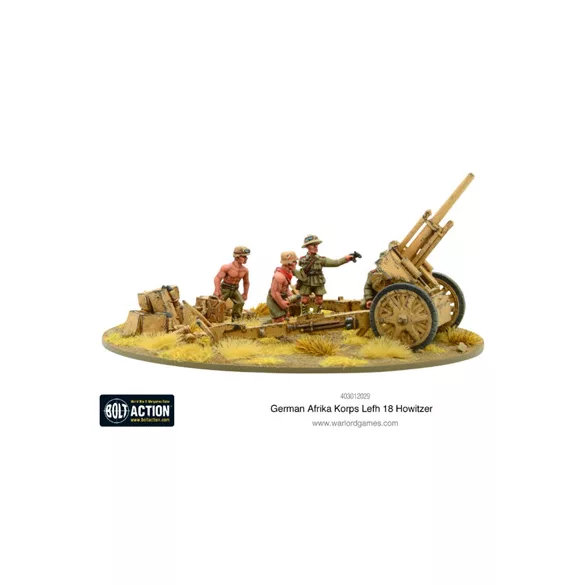 Bolt Action - Afrika Korps LeFH 18 10,5cm Medium Artillery - EN-403012029