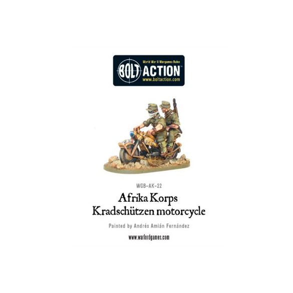 Bolt Action - Afrika Korps Kradschützen Motorcycle - EN-WGB-AK-22