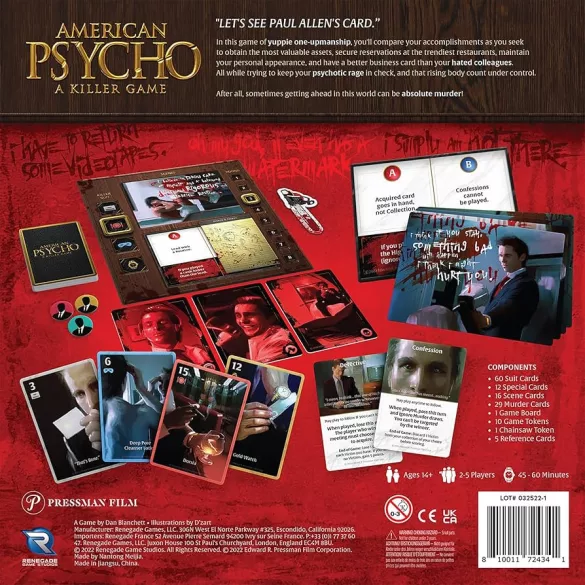 American Psycho A Killer Game - EN-RGS02434