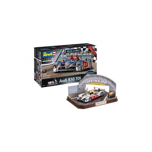 Revell: Geschenkset Audi R10 TDI LeMans + 3D Puzzle (1:24)-05682