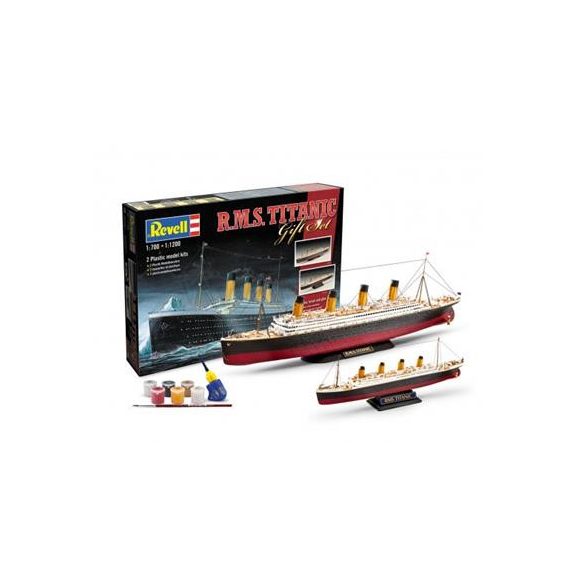 Revell: Geschenk-Set R.M.S. Titanic (1:700) + (1:1200)-05727