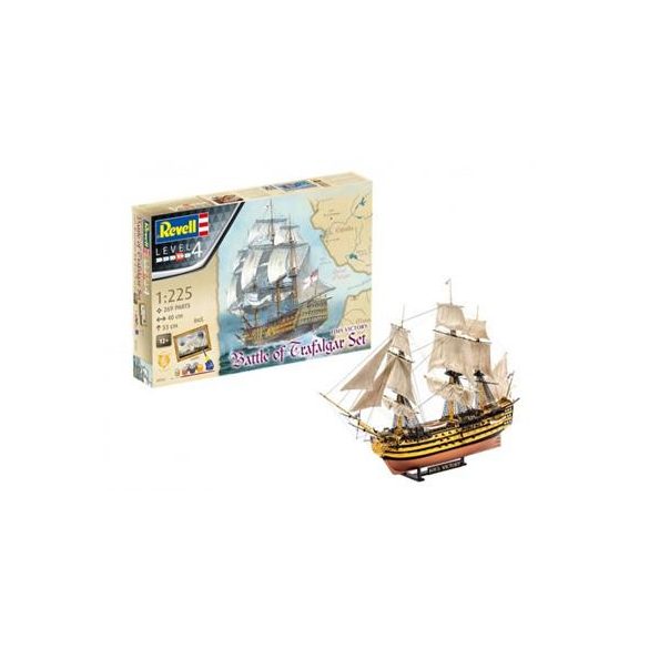 Revell: Geschenkset "BATTLE OF TRAFALGAR" (1:225)-05767