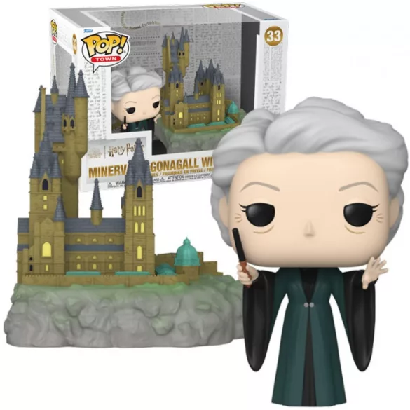 Funko POP! Town Harry Potter CoS 20th - Minerva w/Hogwarts-FK65655