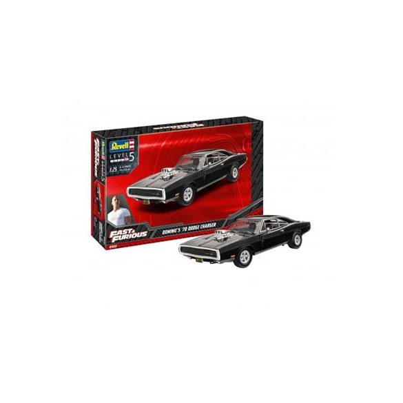 Revell: Fast & Furious - Dominics 1970 Dodge Charger (1:25)-07693