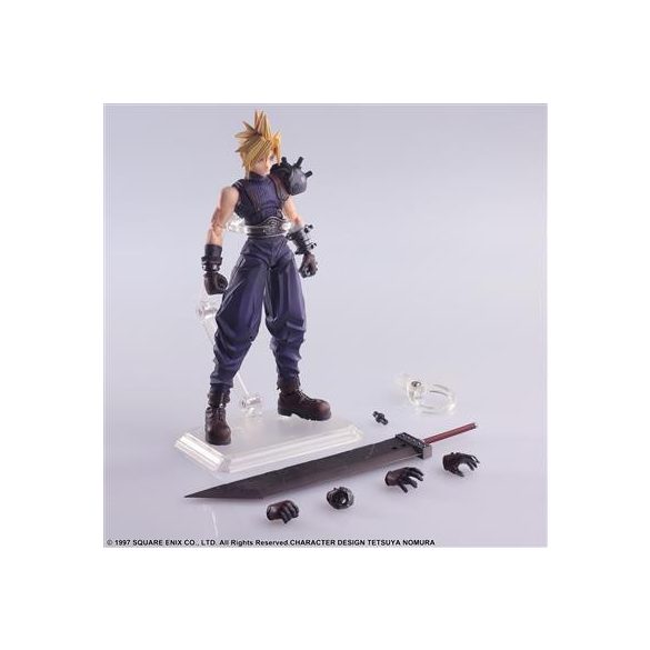 Final Fantasy VII Bring Arts Action Figure - Cloud Strife-XFF07ZZ329