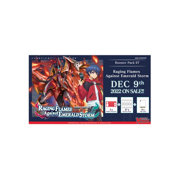 Cardfight!! Vanguard will+Dress - Raging Flames Against Emerald Storm Sneak Preview Kit - EN-VGE-D-BT07SP