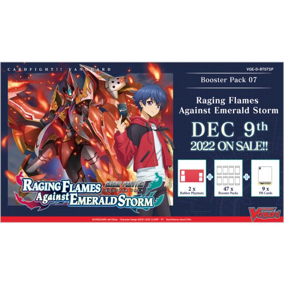 Cardfight!! Vanguard will+Dress - Raging Flames Against Emerald Storm Sneak Preview Kit - EN-VGE-D-BT07SP