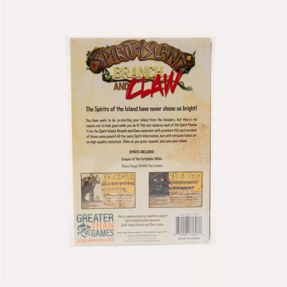 Spirit Island: Branch and Claw - Premium Foil Spirit Panels - EN-SISL-FLBC