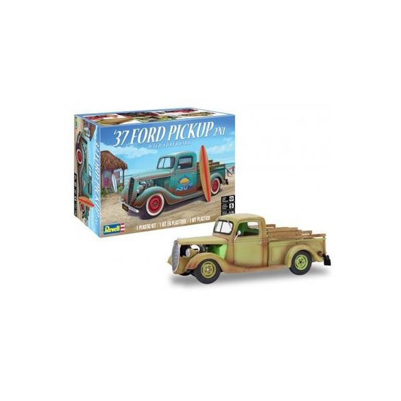 Revell: 37 Ford Pickup with surfboard 2N1 (1:25)-14516