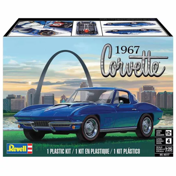 Revell 1967 Corvette® Coupe 1:25 műanyag modellkészlet