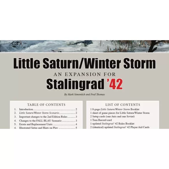 Stalingrad '42 - Little Saturn Expansion - EN-2208