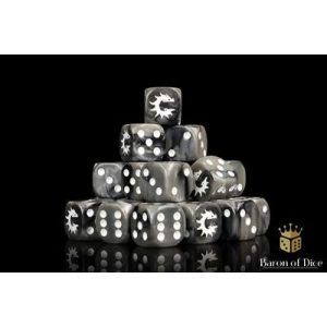 Conquest - Baron of Dice: Conquest Logo on Black Dice-PBW8513