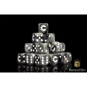 Conquest - Baron of Dice: Conquest Logo on Black Dice-PBW8513