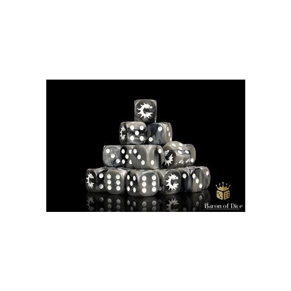 Conquest - Baron of Dice: Conquest Logo on Black Dice-PBW8513