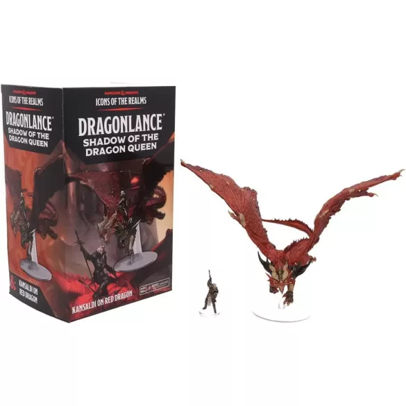 D&D Icons of the Realms: Dragonlance Kansaldi on Red Dragon (Set 25)-96225