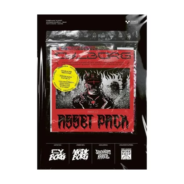 CY_BORG Asset Pack szerepjáték kiegészítő - angol kiadás
