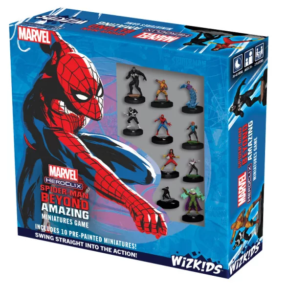 Marvel HeroClix: Spider-Man Beyond Amazing Miniatures Game – önálló 2 fős készlet