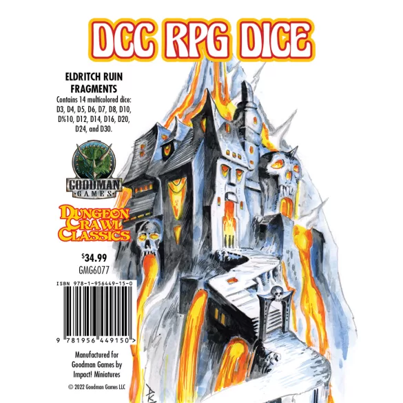 DCC Dice - Eldritch Ruin-GMG6066
