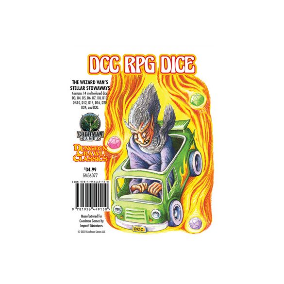 DCC RPG Dice - The Wizard Van's Stellar Stowaways-GMG6067