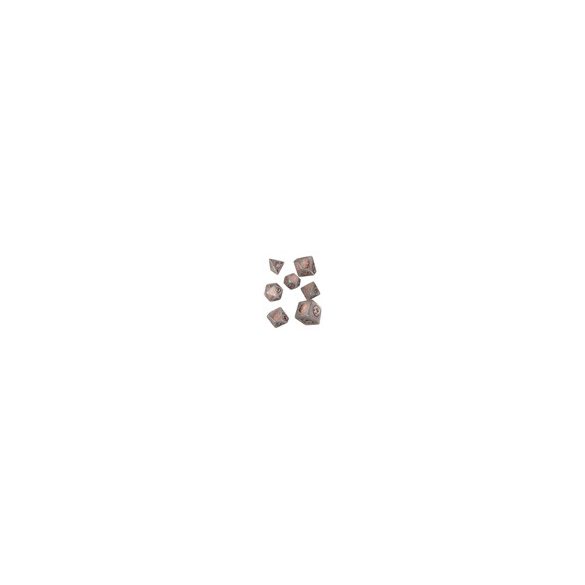 Dragons Dice Set: Quartz (7)-SDRA09