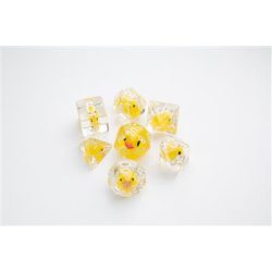 Gamegenic - Embraced Series - Rubber Duck - RPG Dice Set (7pcs)-GGS50001ML