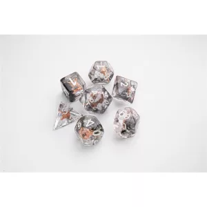 Gamegenic - Embraced Series - Shield & Weapons - RPG Dice Set (7pcs)-GGS50005ML