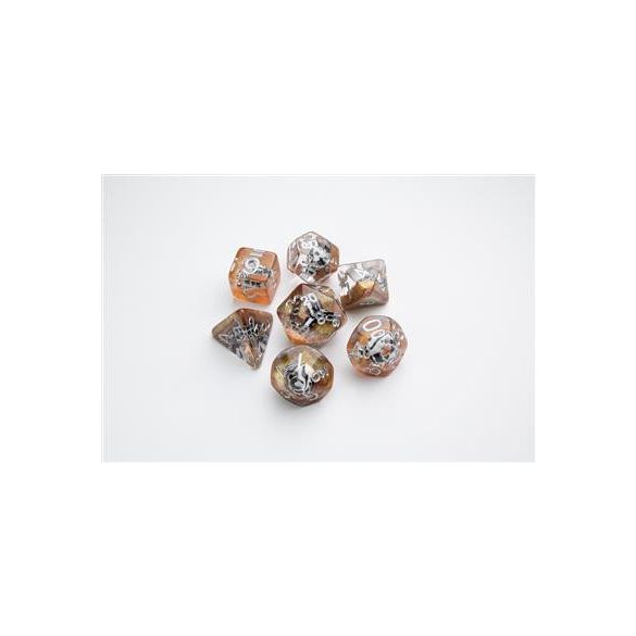 Gamegenic - Embraced Series - Death Valley - RPG Dice Set (7pcs)-GGS50007ML