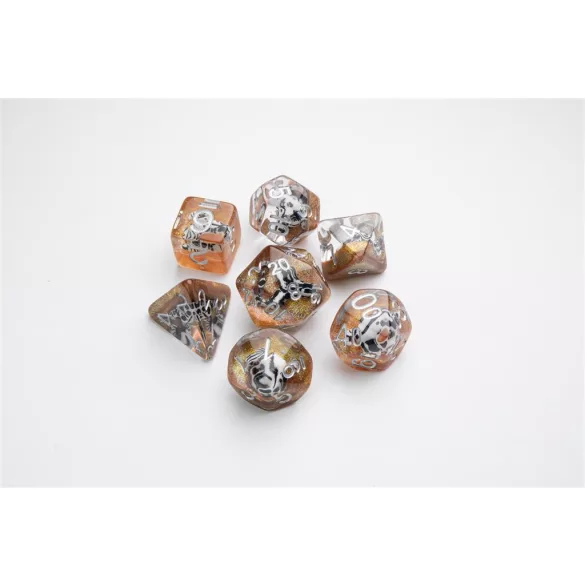 Gamegenic - Embraced Series - Death Valley - RPG Dice Set (7pcs)-GGS50007ML