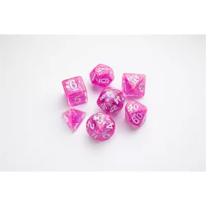 Gamegenic - Candy-like Series - Rasberry - RPG Dice Set (7pcs)-GGS50009ML