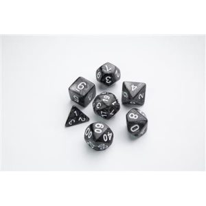Gamegenic - Galaxy Series - Moon - RPG Dice Set (7pcs)-GGS50014ML