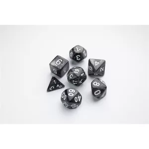 Gamegenic - Galaxy Series - Moon - RPG Dice Set (7pcs)-GGS50014ML